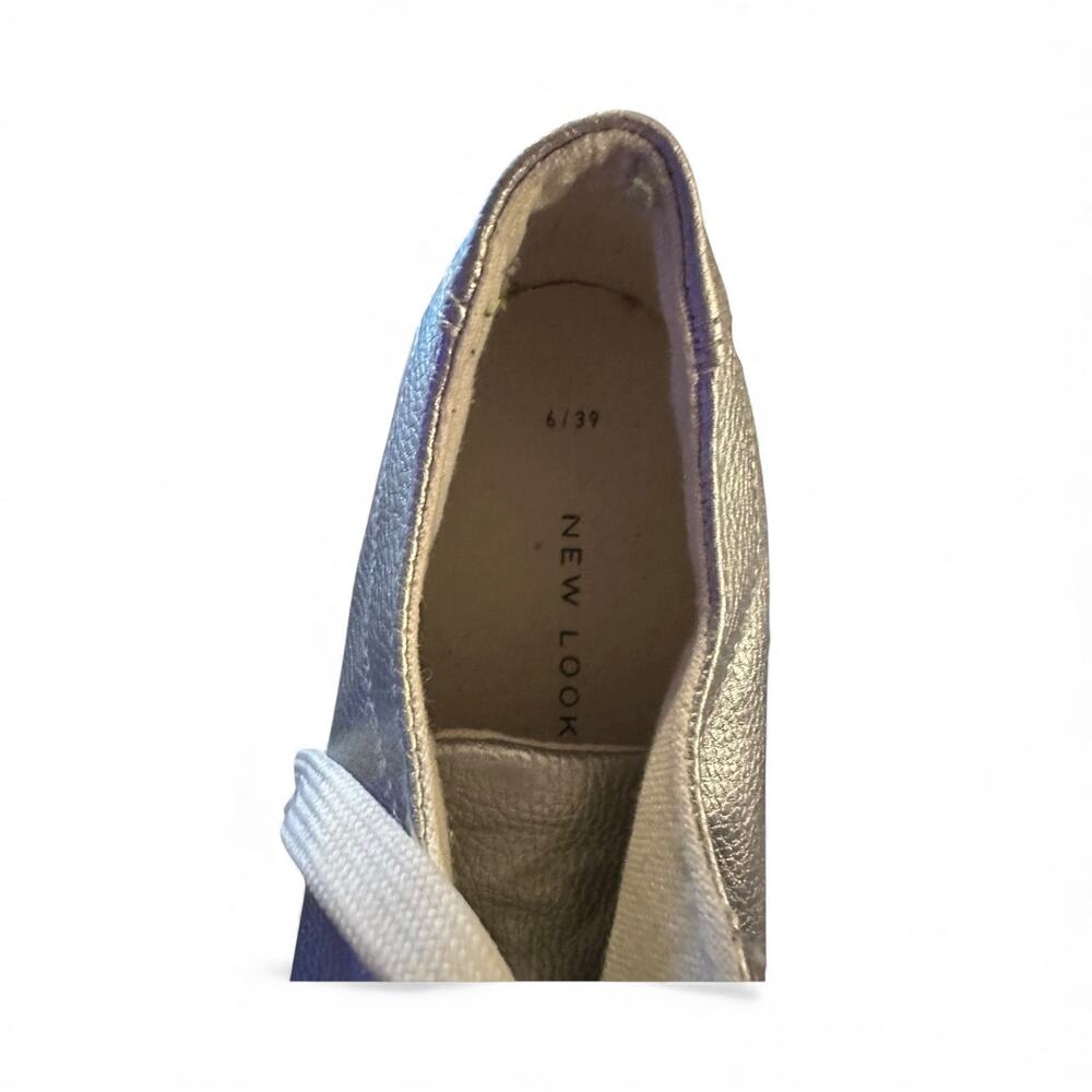 New Look Silver Sneakers - Picture 4 of 4